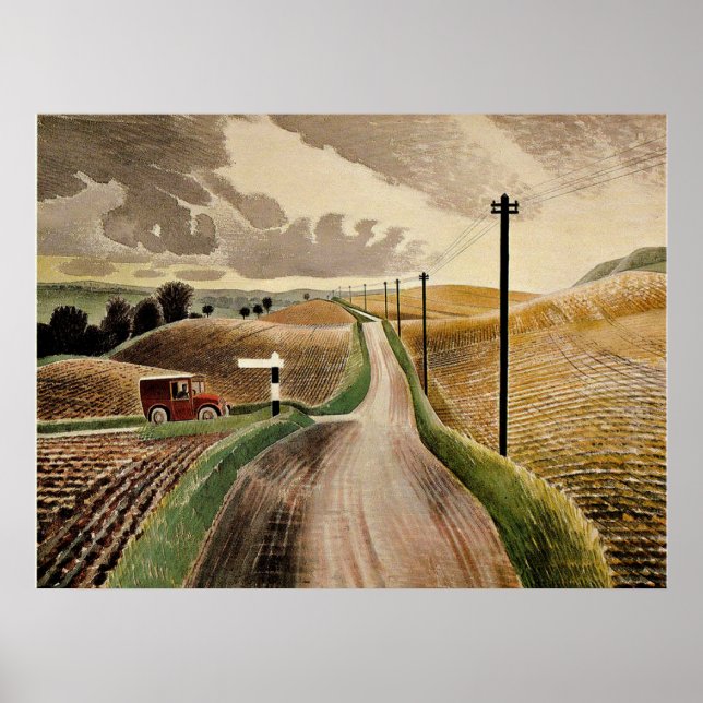 Ravilious--Wiltshire Landscape,  Poster (Front)