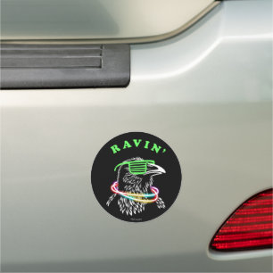 Ravin' Car Magnet
