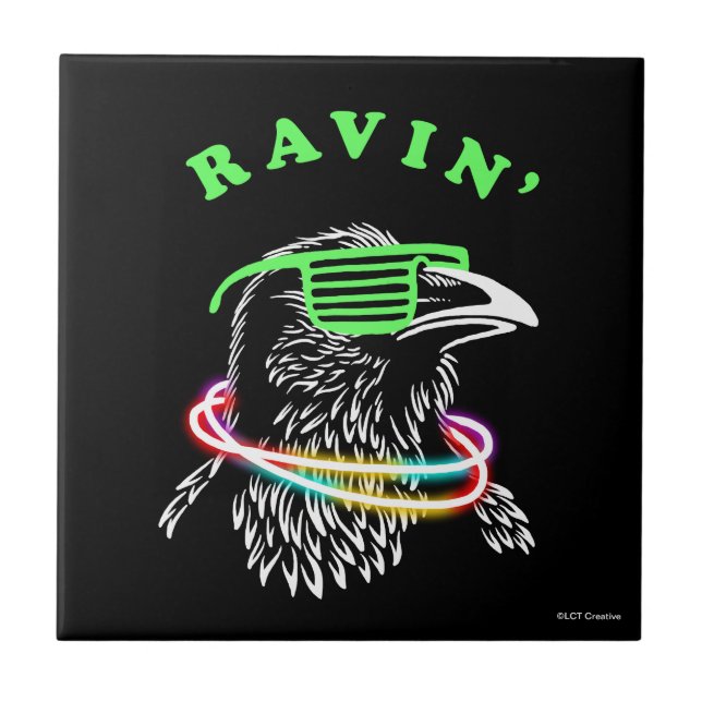 Ravin' Ceramic Tile (Front)
