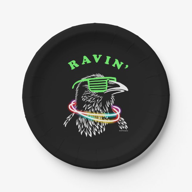 Ravin' Paper Plates (Front)