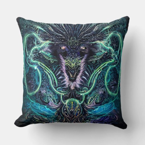 Ravine of the Dragons  Throw Pillow