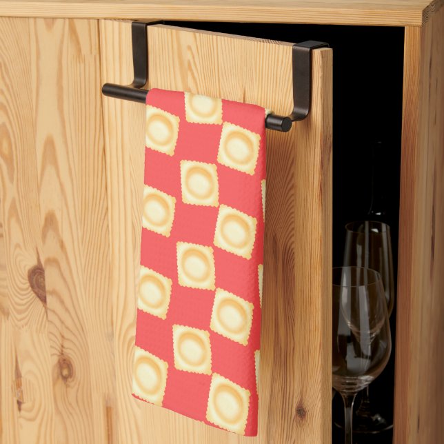 Ravioli Delicious Pasta Kitchen Towel (Thirds Fold)
