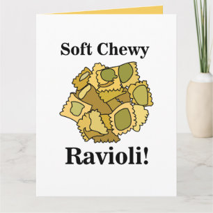 Ravioli Pasta Italian Food Birthday Card
