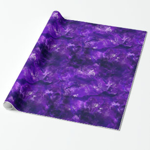 Raw Amethyst Wrapping Paper
