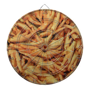 Raw Chicken Feet Dart Board