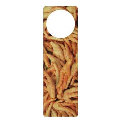 Raw Chicken Feet Door Hanger