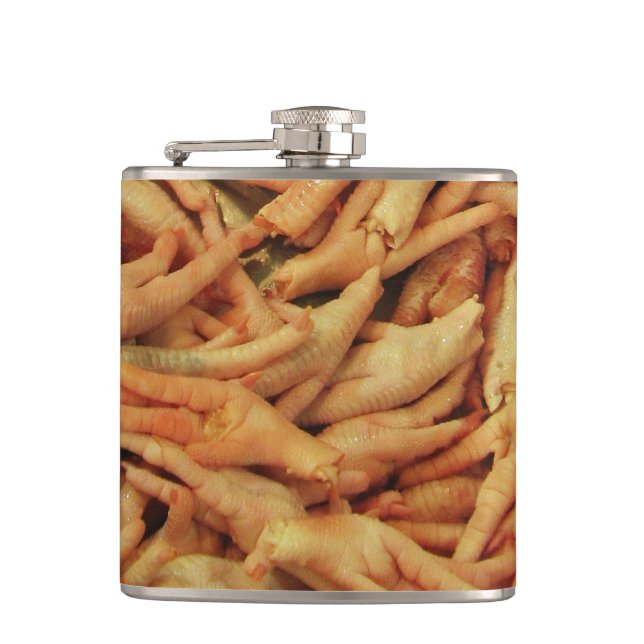 Raw Chicken Feet Flask (Front)