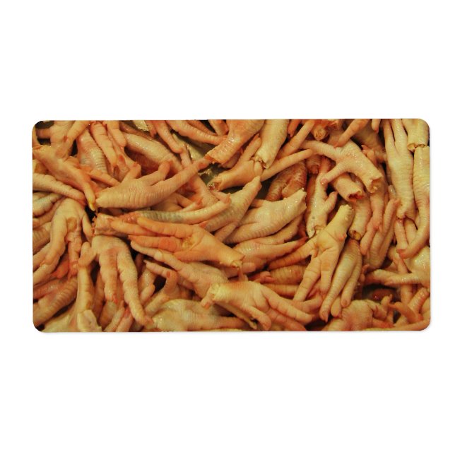 Raw Chicken Feet Label (Front)