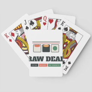 Raw Deal Vintage Western Humor Custom Playing Card