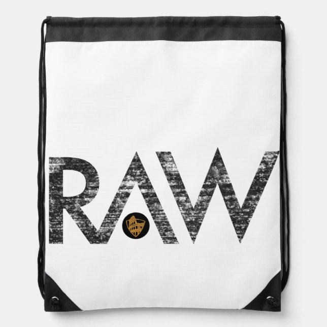 RAW drawstring bag (Front)