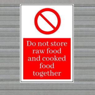 Raw Food / Cooked Food  Sticker