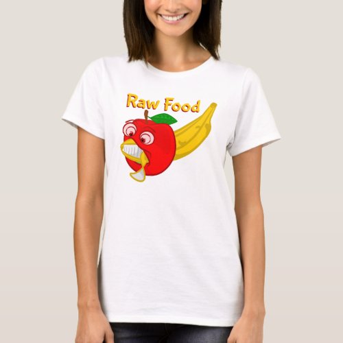 Raw food funny fruit T_Shirt
