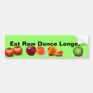 Raw Foodf ruit bumper sticker