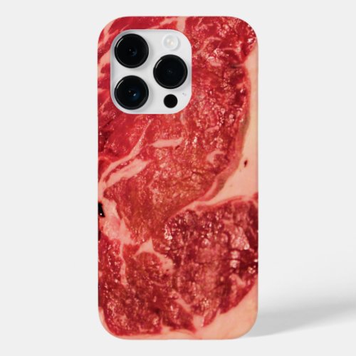 Raw Meat Ribeye Steak Case_Mate iPhone 14 Pro Case