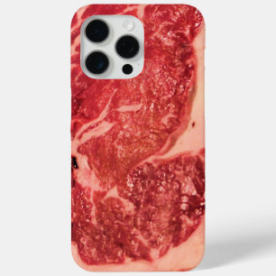 Raw Meat Ribeye Steak iPhone 15 Pro Max Case