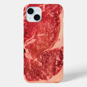 Raw Meat Ribeye Steak iPhone 15 Plus Case