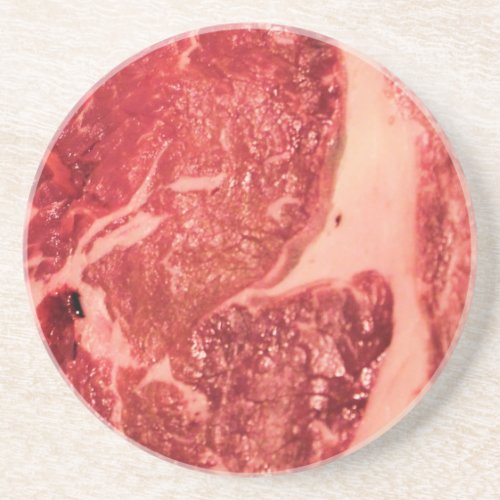 Raw Meat Ribeye Steak Coaster