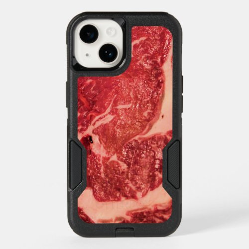 Raw Meat Ribeye Steak OtterBox iPhone 14 Case