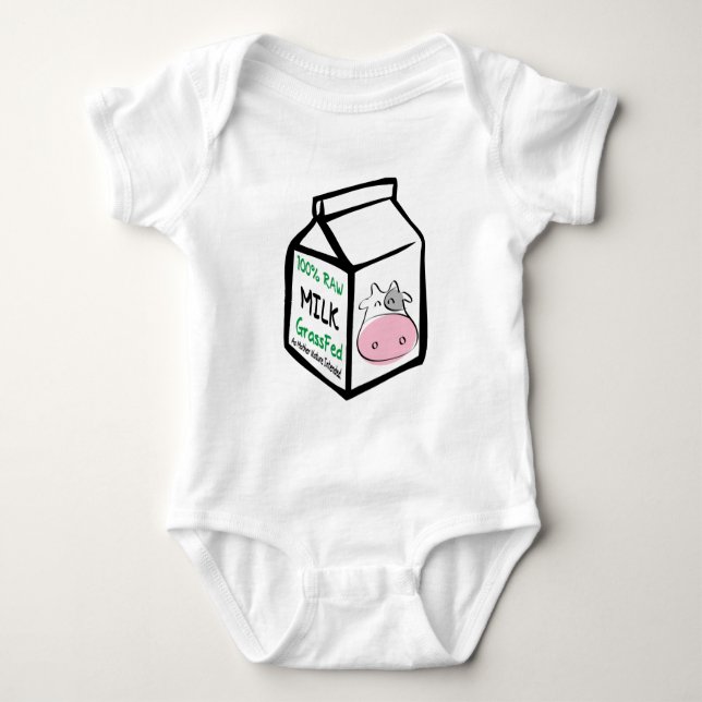 Raw Milk Organic Planet Kids Shirts (Front)