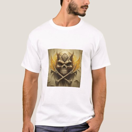 Raw Power Skull  CrossbonesRaw Power Skull  Cr T_Shirt