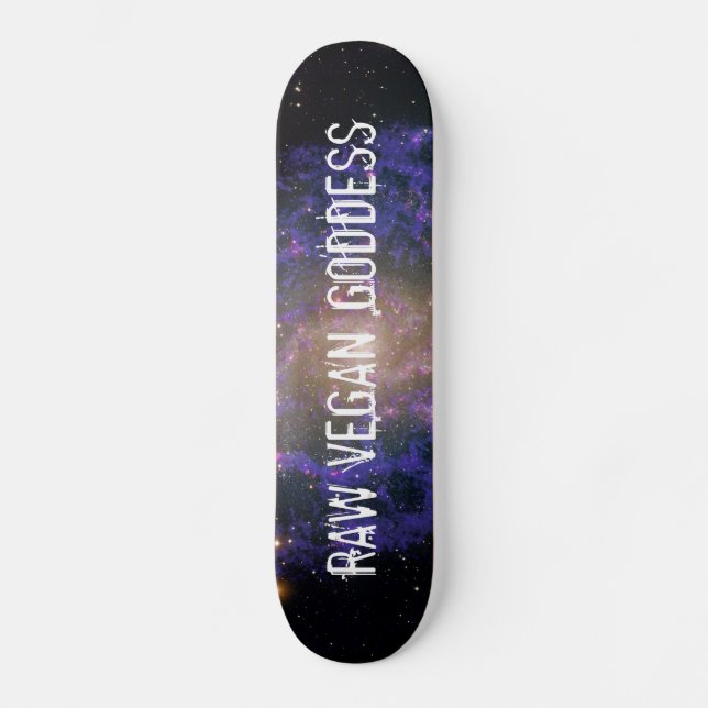 Raw Vegan Goddess Skateboard Deck (Front)
