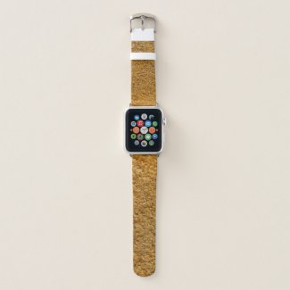 Raw Yellow Beton Rough Structure Apple Watch Band