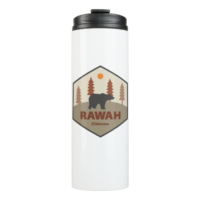 Rawah Wilderness Colorado Bear Thermal Tumbler (Front)