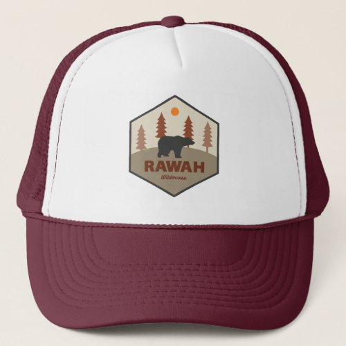 Rawah Wilderness Colorado Bear Trucker Hat
