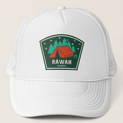 Rawah Wilderness Colorado Camping Trucker Hat