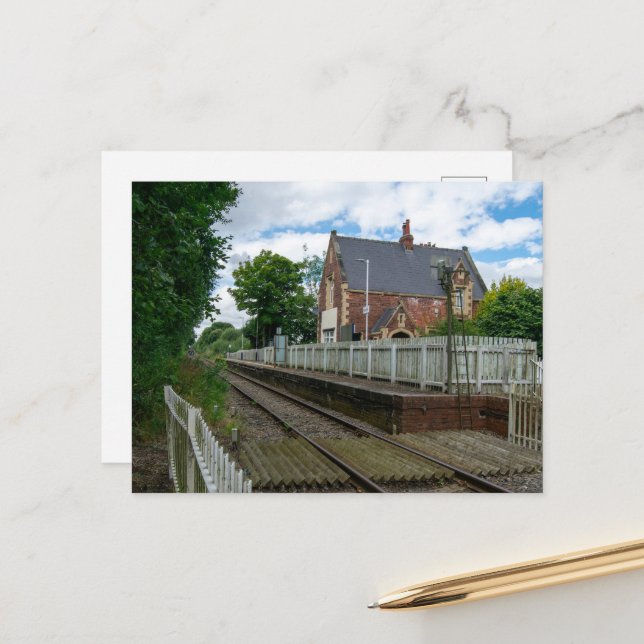 Rawcliffe Railway Station Postcard (Front/Back In Situ)