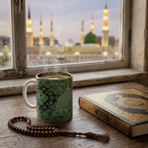 Rawdah Pattern & Madinah Green Dome Mosque