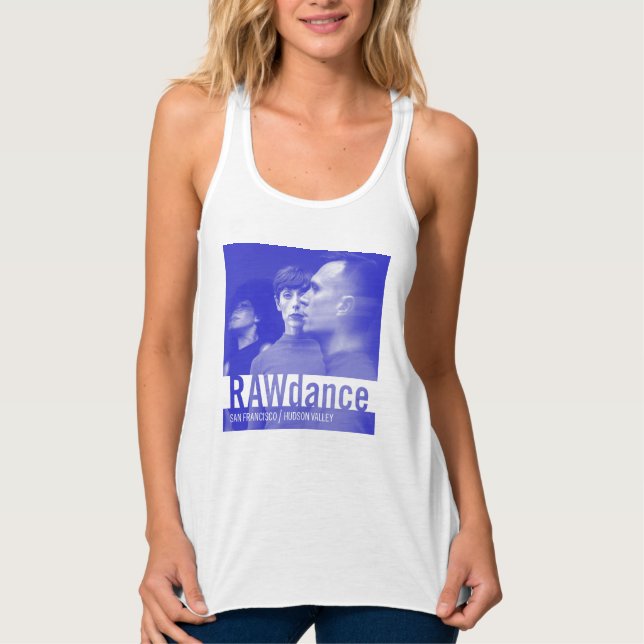 RAWdance Blurred Graphic Tank (Front)