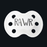 Rawr Baby Pacifier<br><div class="desc">Add this silly and adorable pacifier to you child's favorite pacifier collection.</div>