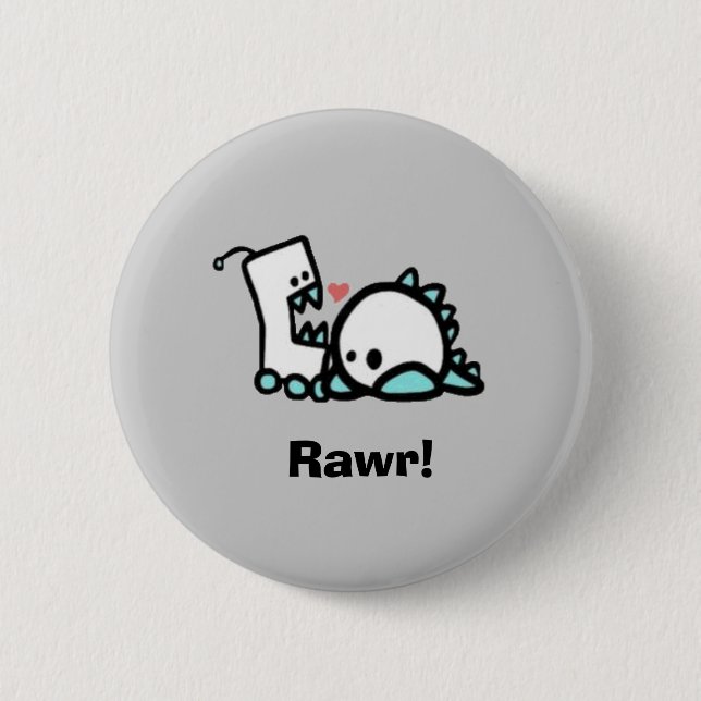 Rawr! Button (Front)