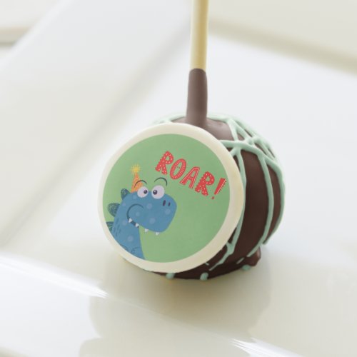 RAWR Dinosaur Birthday Party Cake Pops