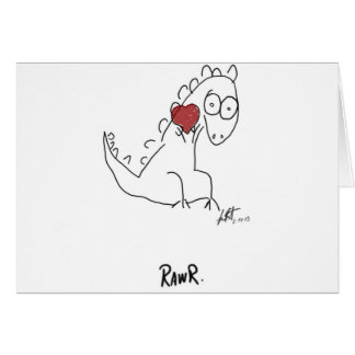 Rawr dinosaur ! cards