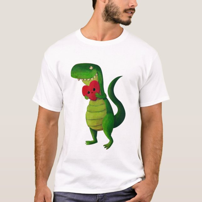 RAWR Dinosaur Love T-Shirt (Front)