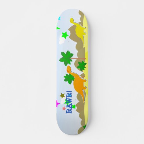 RAWR Dinosaur Skateboard