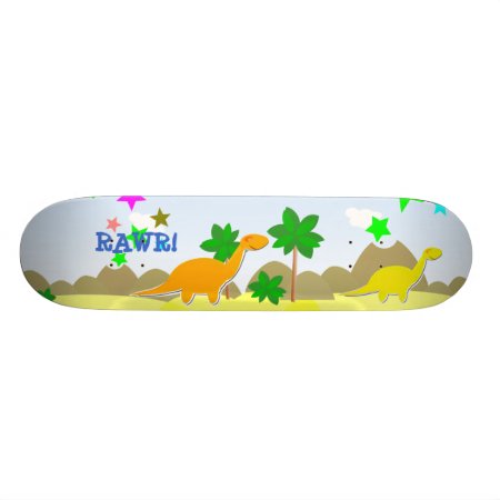 Rawr! Dinosaur Skateboard