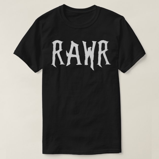 Rawr Emo  T-Shirt (Design Front)