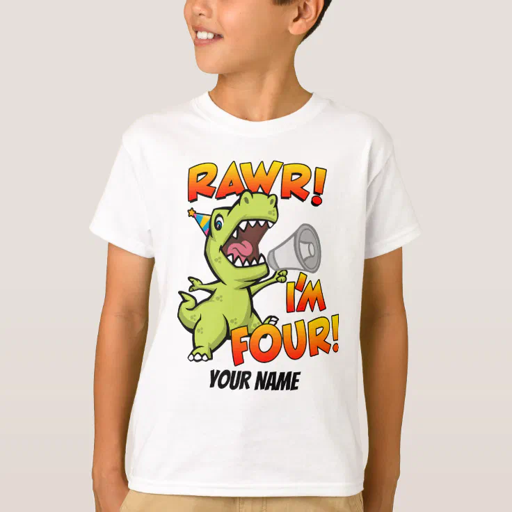 dinosaur rawr t shirt