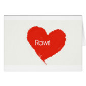 Rawr! means ily in dinosaur (Front Horizontal)