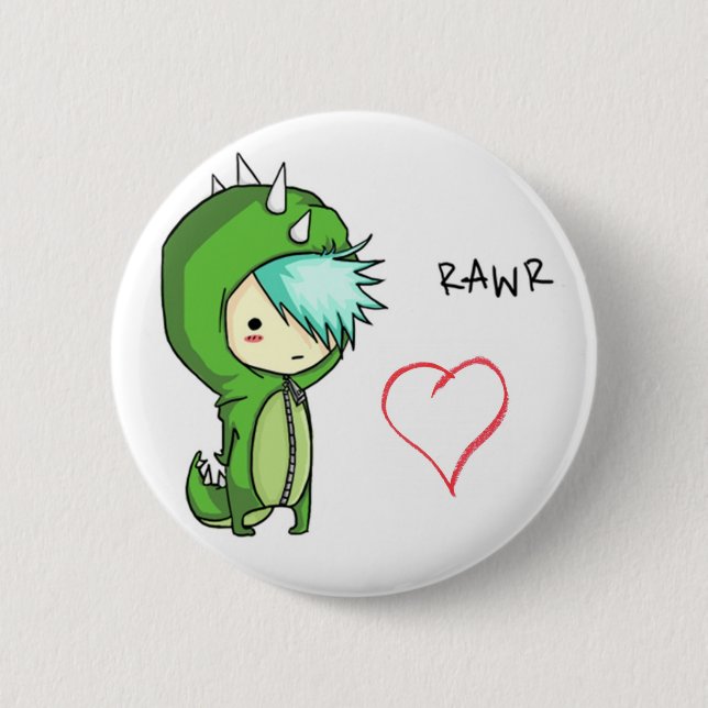 Rawr means love button (Front)