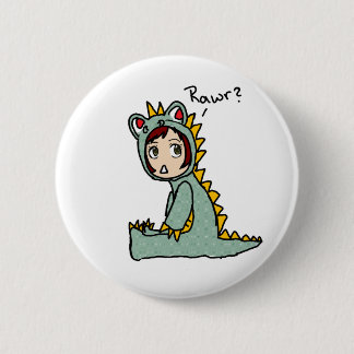 Rawr Pinback Button