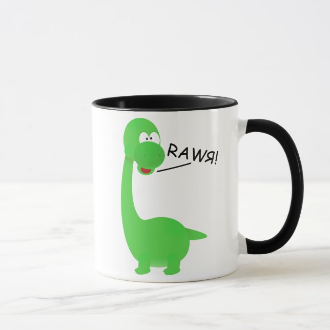 Rawrosaur Dinosaur Mug (Right)
