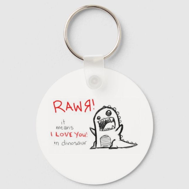 rawrr keychain (Front)