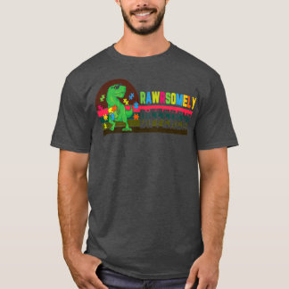rawrsomely different autism awareness day T-Shirt