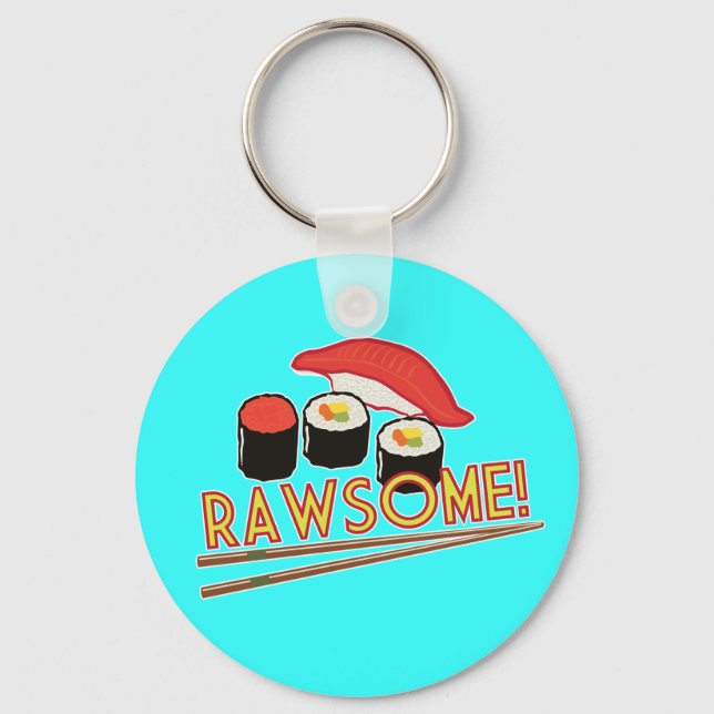 Rawsome! Keychain (Front)