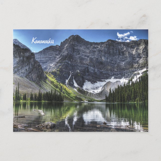 Rawson Lake, Kananaskis, Canada. Postcard (Front)