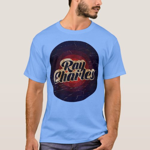 RAY CHARLES VINTAGE BLURN CIRCLE T_Shirt